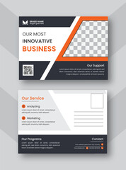 Creative modern corporate business postcard EDDM design template