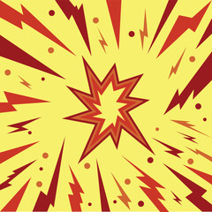 Star sparkle Explosion Abstract Background