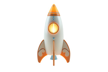 Cartoon Rocket Illustration