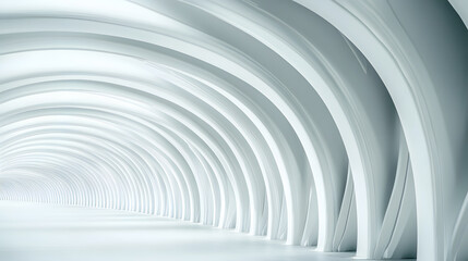 Fototapeta premium Steel girders forming an abstract geometric grid