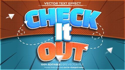 Editable text effect check it out 3d Cartoon Cute template style
