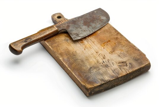 Cleaver on white background