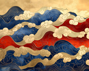 background with sky and clouds