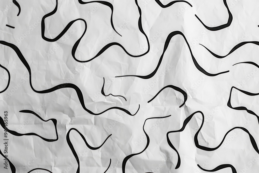Poster a simple image of a blank sheet of paper in black and white