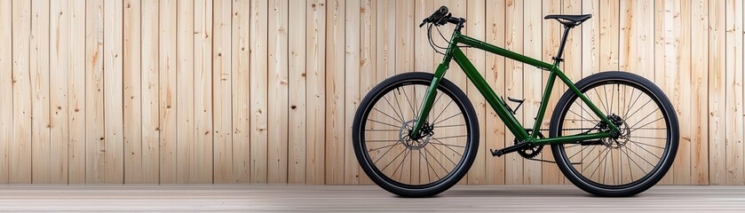 Bicycle as a primary mode of transportation, highlighting eco-friendly commuting and reducing carbon footprint, sustainable living, eco-commuting