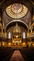 Religious Intricacy: Stunning Architecture & Ornate Paintings inside the Gwoździec Synagogue