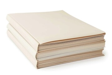 A pile of documents or papers stacked together