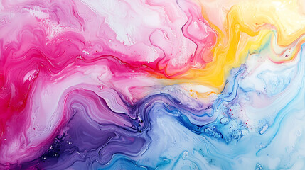 Soft Watercolor Gradient in Pastel Hues