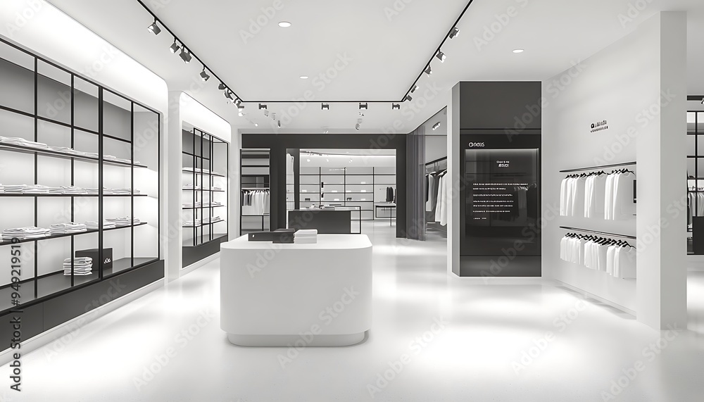 Poster omnichannel retail experience with synchronized shopping across mobile, desktop, and in-store digita