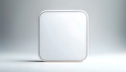 white space sign mockup