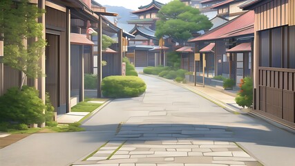 Obraz premium 和の小径_41 (Japanese Alley_41)