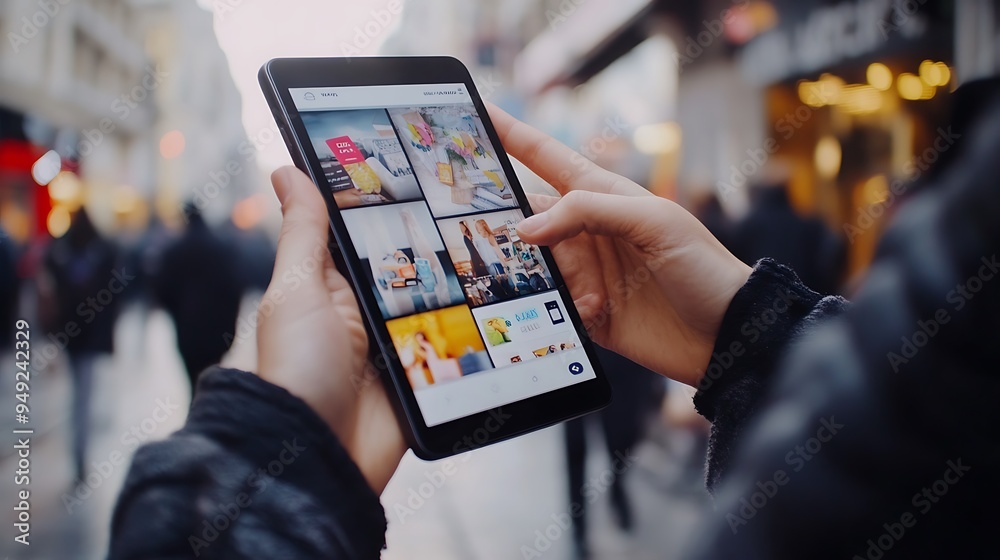 Poster Digital Storefront for Mobile Commerce with AI-Driven Product Suggestions and Responsive Design