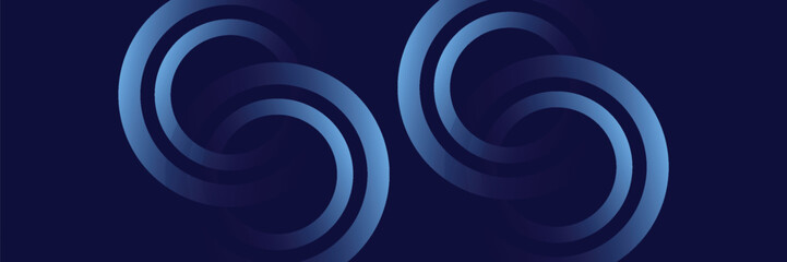 Abstract blue glowing geometric lines modern shiny blue circle lines pattern.