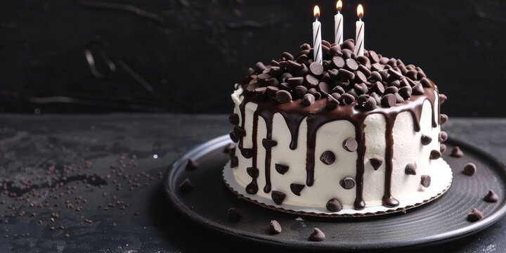 Klepon Cake with Chocolate Chips Highlighting the Expression Barakallah Fii Umrik Celebrating the Blessings of Aging