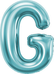 blue color Alphabets and numbers Balloons clipart, letters, transparent background.