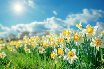 Fototapeta premium Springtime Daffodils