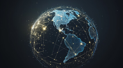 background Innovation network points Earth's surface wave background Abstract digital wave background information technology background The background is the background. gradient wave digital wave ban