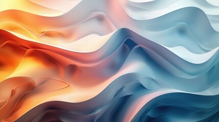 Obraz premium Craft an abstract background that juxtaposes light and shadow, utilizing gradients, highlights, and shadows to create a captivating interplay of brightness and darkness