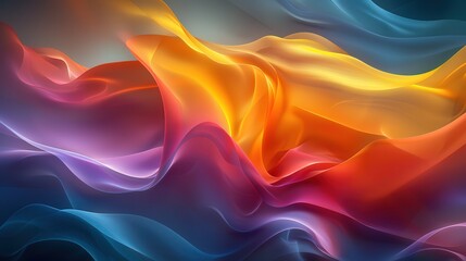 Obraz premium Produce an abstract background exploring the interplay of light and shadow, using gradients, highlights, and deep shadows to create a captivating and enchanting visual contrast