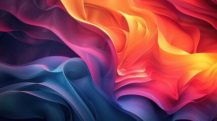 Obraz premium Craft an abstract background that juxtaposes light and shadow through gradients, highlights, and deep shadows, creating a mesmerizing and enchanting visual contrast