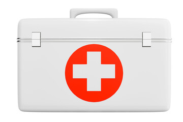 First aid kit, white medicine box, emergency vehicle, ambulance medical assistance, care and...