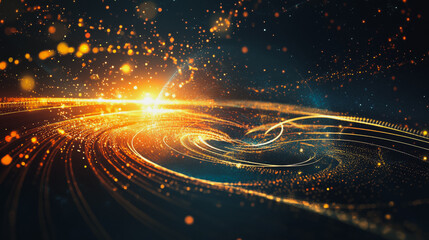 abstract network points, dot, earth's surface, digital background Innovation network points Earth's surface wave background Abstract digital wave background information technology background The backg