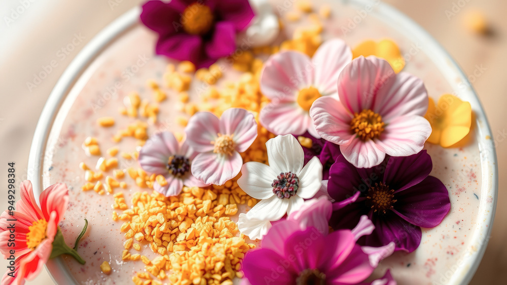 Poster Floral Smoothie Bowl