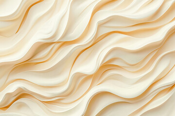 Obraz premium Soft beige minimalistic layered wavy background. Art concept.