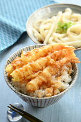 天丼と冷やしうどんのセット