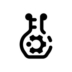 lab flask icon