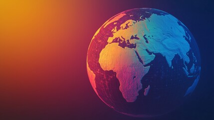 Obraz premium Global Network and Connections.