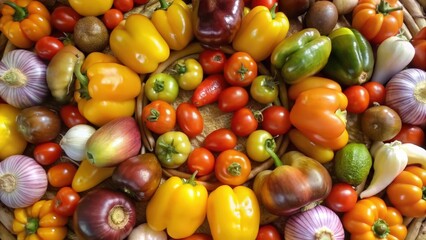 A Colorful Medley of Fresh Produce
