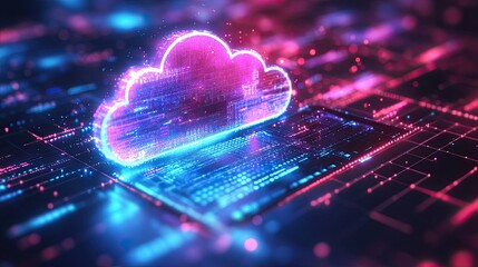 33. Developer deploying a website via a cloud platform, modern web hosting process, seamless integration.