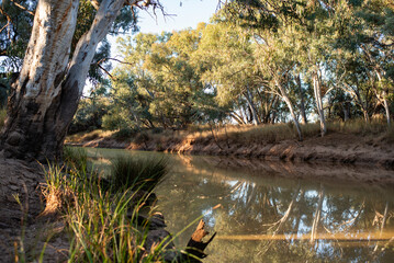 Bulloo River at Quilpie in Queensland