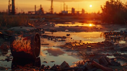 Negligent disposal of oil spills on the surface