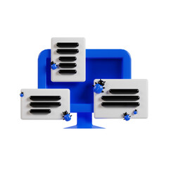 3D illustration of Debug