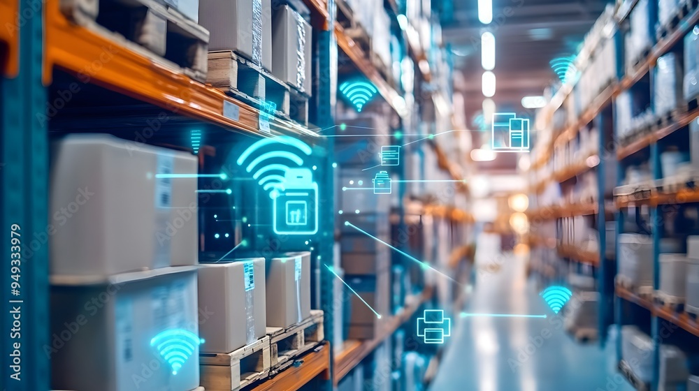 Poster advanced iot sensors monitoring and optimizing cold chain logistics in a digitized refrigerated ware