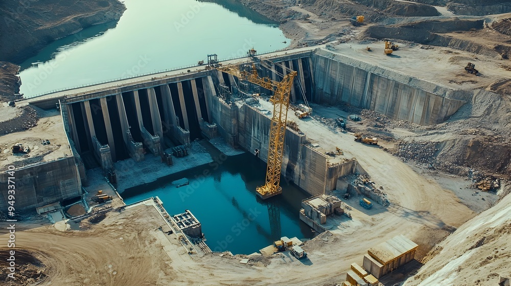 Poster automated iot systems monitoring and optimizing the placement of massive concrete dam structures for