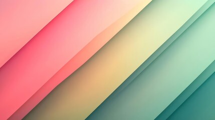 Obraz premium Colorful geometric grid in a gradient of hues