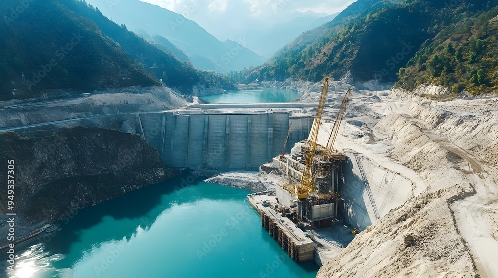 Poster advanced iot technology enabling efficient material optimization and utilization during dam construc
