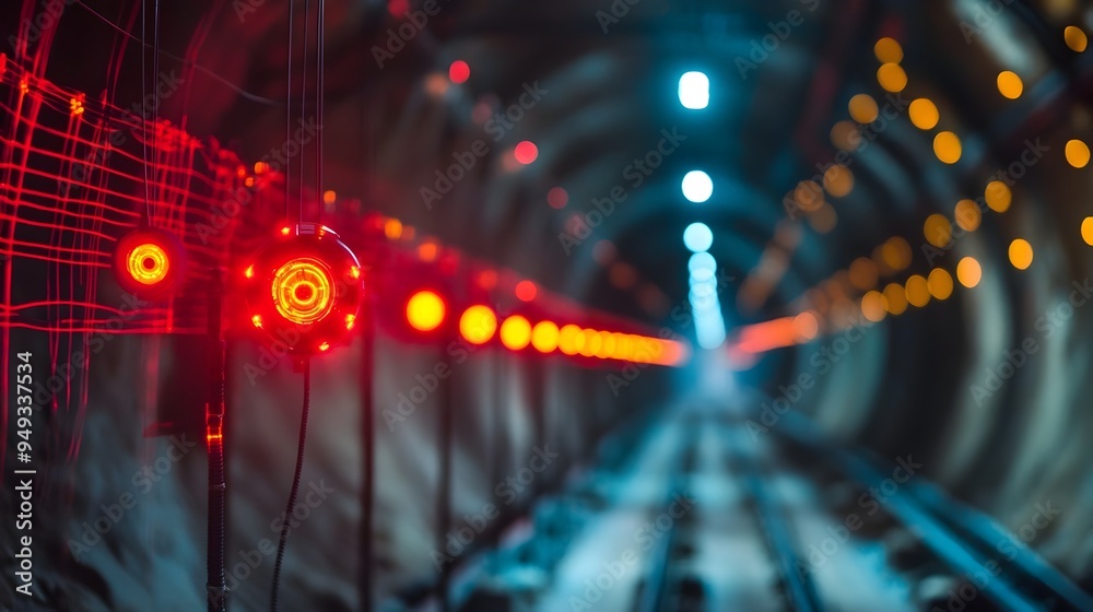 Poster advanced iot sensor network monitoring the structural integrity and performance of a tunnel under ac