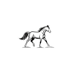 Obraz premium Horse Logo design