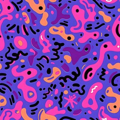 Fototapeta premium retro seamless pattern