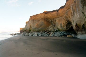 Big Cliffs on the Waverley Beach