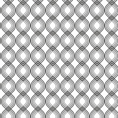 Naklejka premium Wavy line pattern, mesh, curve, vector background. seamless pattern for fabric, wallpaper, printing.