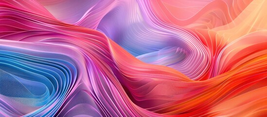 Obraz premium Abstract Colorful Waves