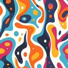 Fototapeta premium retro seamless pattern