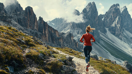 “Chasing Heights: Determination on the Trail”
