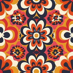 Fototapeta premium retro seamless pattern