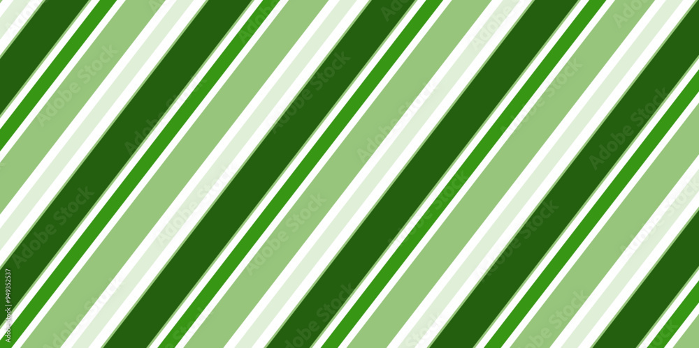 Wall mural Background with green repeating stripes for decor, packaging, design. vector illustration.